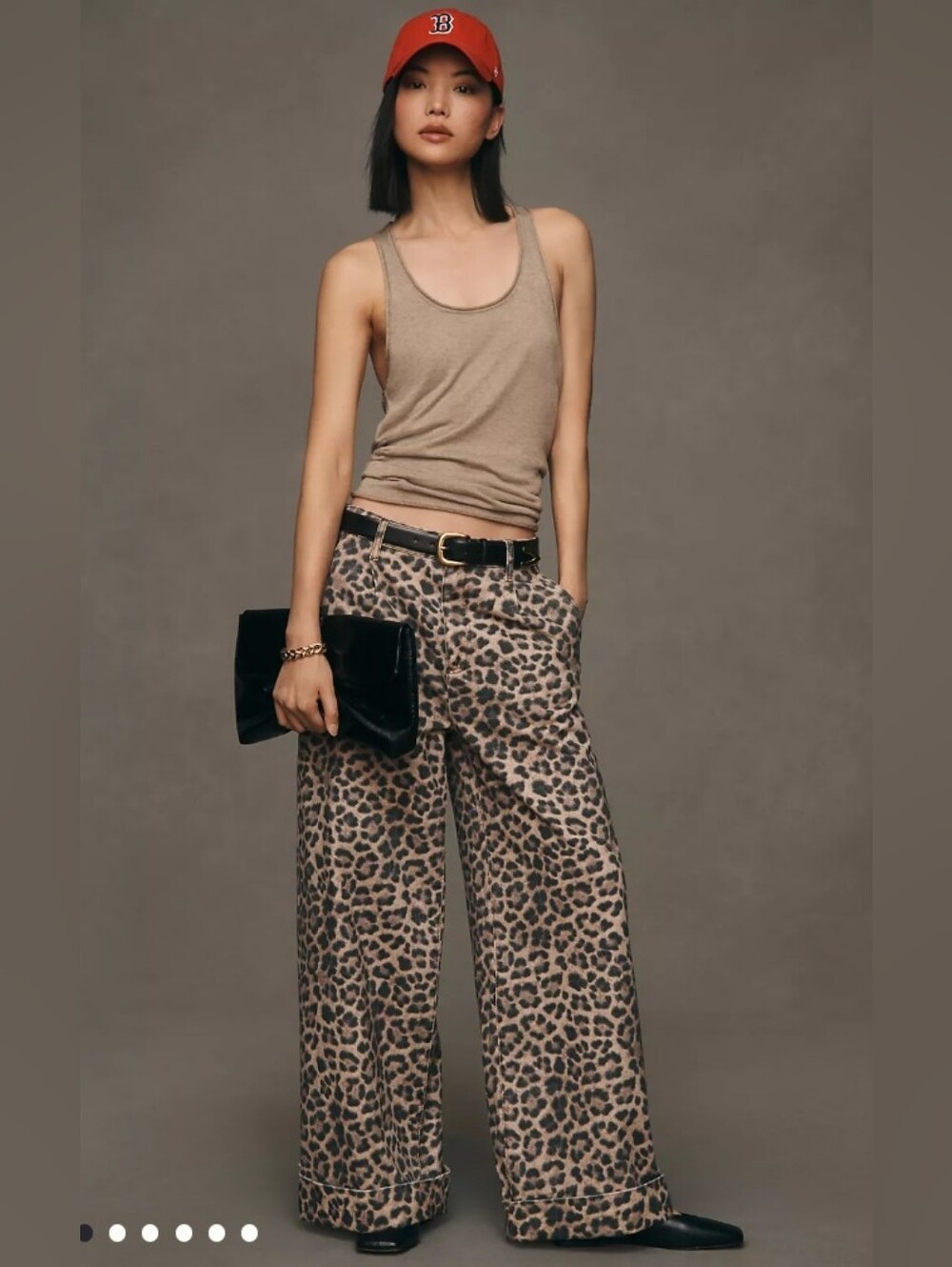 Pilcro Double Hem High-Rise Jeans